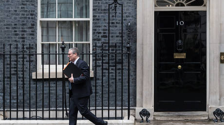 UK Prime Minister Keir Starmer departs 10 Downing Street, London, UK, May 21, 2025.