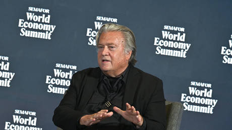 Steve Bannon, former chief strategist to US President Donald Trump.