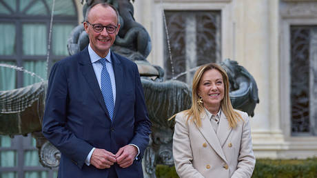 German Chancellor Friedrich Merz and Italian Prime Minister Giorgia Meloni © Getty Images / Vincenzo Nuzzolese