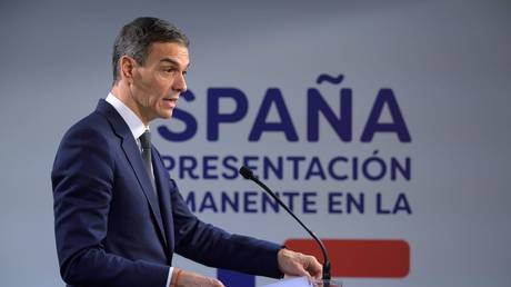Spanish Prime Minister Pedro Sanchez.