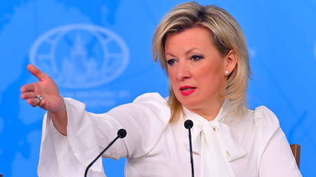Russian Foreign Ministry spokeswoman Maria Zakharova in Moscow, Russia, January 20, 2026.