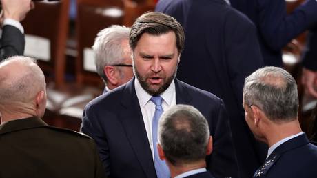 US Vice President J.D. Vance, Washington, DC, February 24, 2026.