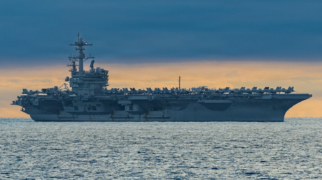The Nimitz-class aircraft carrier USS George H.W. Bush