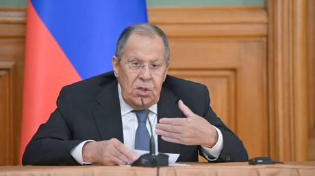 FILE PHOTO: Russian Foreign Minister Sergey Lavrov.