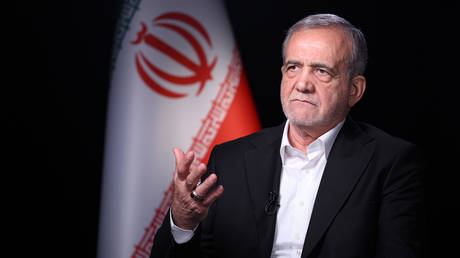 Iranian President Masoud Pezeshkian.