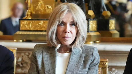 French First Lady Brigitte Macron.