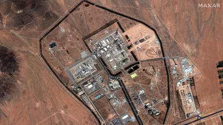 Maxar Satellite Imagery shows the Arak heavy water reactor facility following recent airstrikes.
