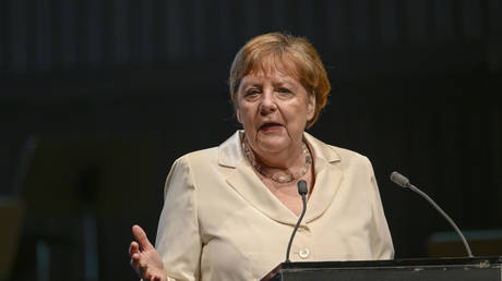 Former German Chancellor Angela Merkel.