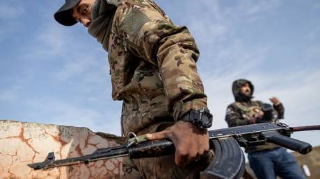 Kurdish fighters, Al-Hasakah, Syria, January 24, 2026.