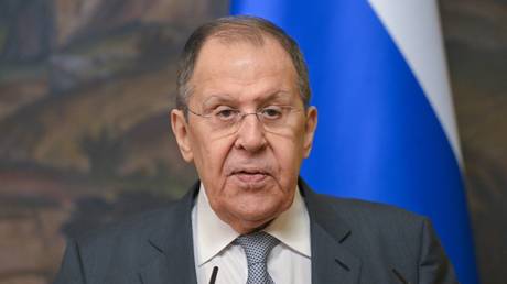 FILE PHOTO: Russian Foreign Minister Sergey Lavrov.