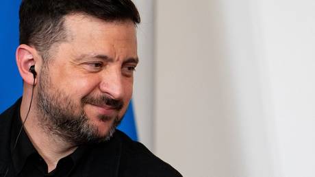 Ukraine’s Vladimir Zelensky, Rome, Italy, April 15, 2026.