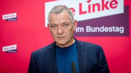 Leader of The Left party Jan van Aken.