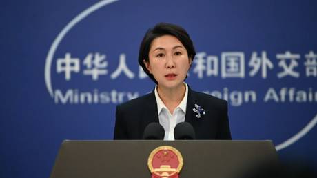 China's Foreign Ministry spokeswoman Mao Ning.