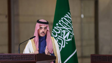 FILE PHOTO. Saudi Foreign Minister Prince Faisal bin Farhan Al Saud.