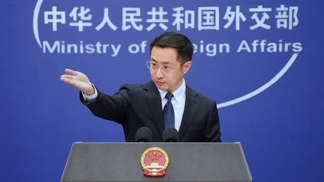 Chinese Foreign Ministry spokesman Lin Jian.