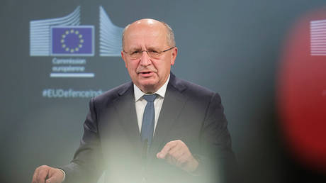 EU Defense Commissioner Andrius Kubilius.