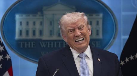 US President Donald Trump, Washington DC, April 6, 2026.