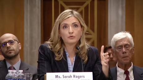 FILE PHOTO: US Under Secretary of State Sarah Rogers