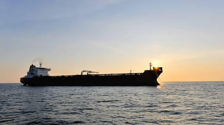 FILE PHOTO of a Russian oil ship.