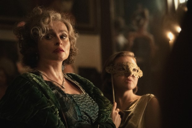 Helena Bonham Carter as Lady Caterham in "Agatha Christie's Seven Dials." (Simon Ridgway/Netflix/TNS)