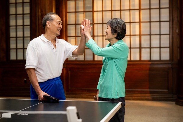 Senior visitors to the Y enjoying the benefits of connection and community. (Photo courtesy YMCA of Boston)