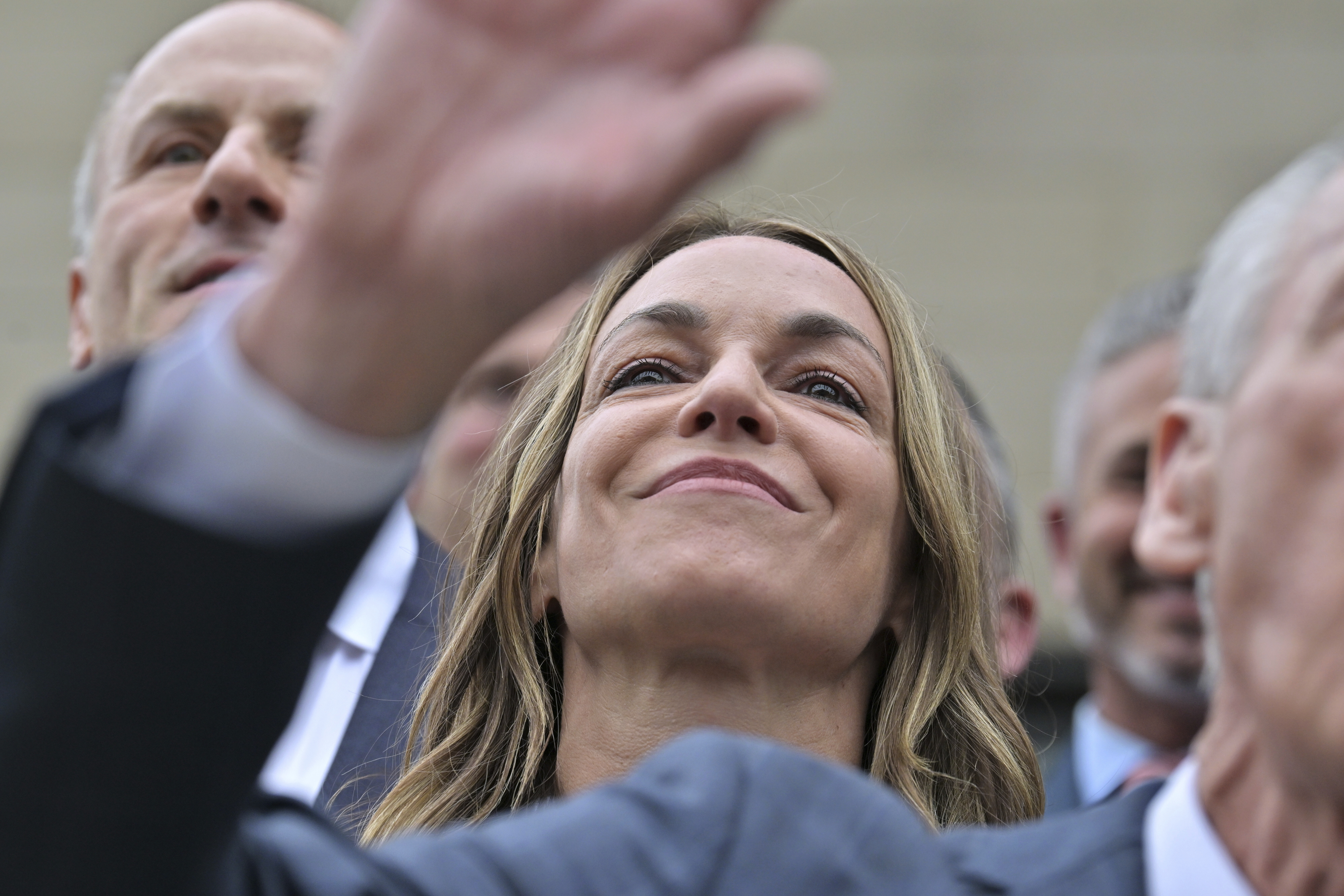 Karen Read leaves the courthouse after she was found not...