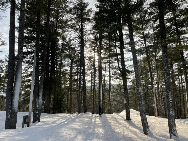 King Pine In Madison, N.H., offers old school vibe with quality trails and skiing is just $4 on March 20. (Moira McCarthy photo)