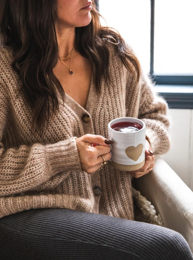 A Heart Mug. (Photo farmhousepottery.com)