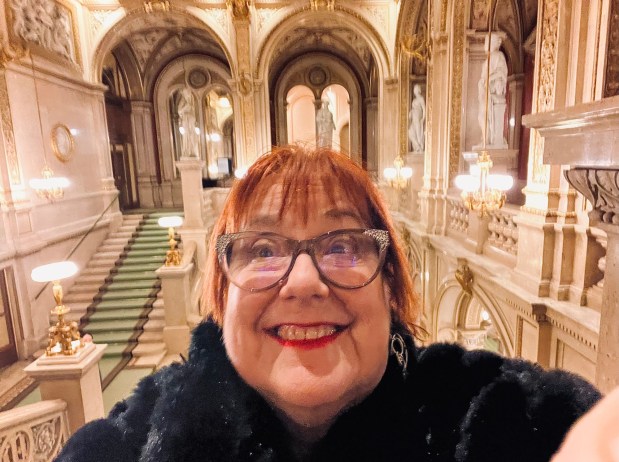 The author, Marla Jo Fisher, at the Vienna Opera House. January 2026. (Photo by Marla Jo Fisher, Orange County Register/SCNG)
