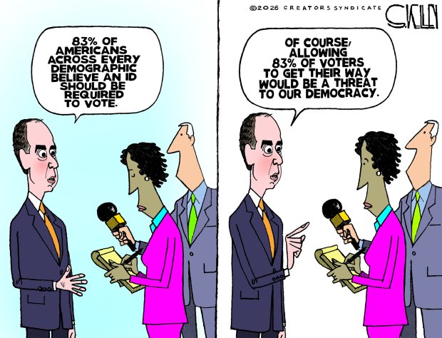 Editorial cartoon by Steve Kelly (Creators Syndicate)