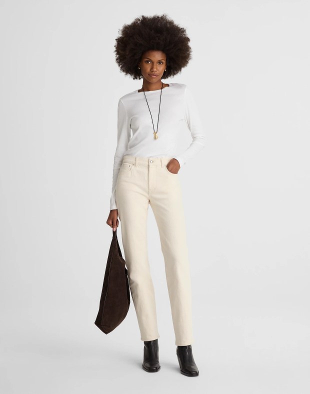 The Jules Slim-Straight Jean (Photo madewell.com)
