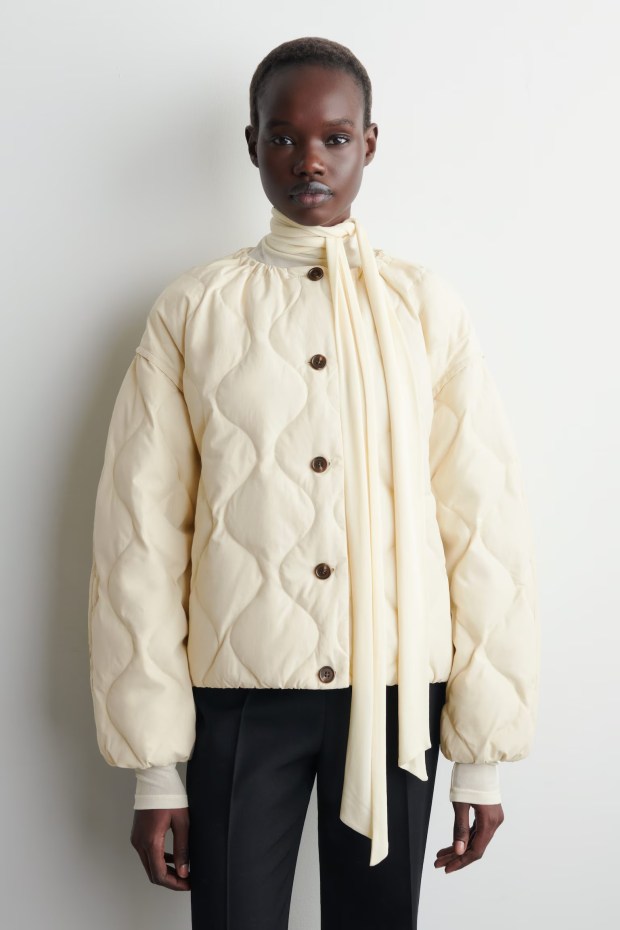 The Gathered Quilted Down Jacket by Cos. (Photo cos.com)