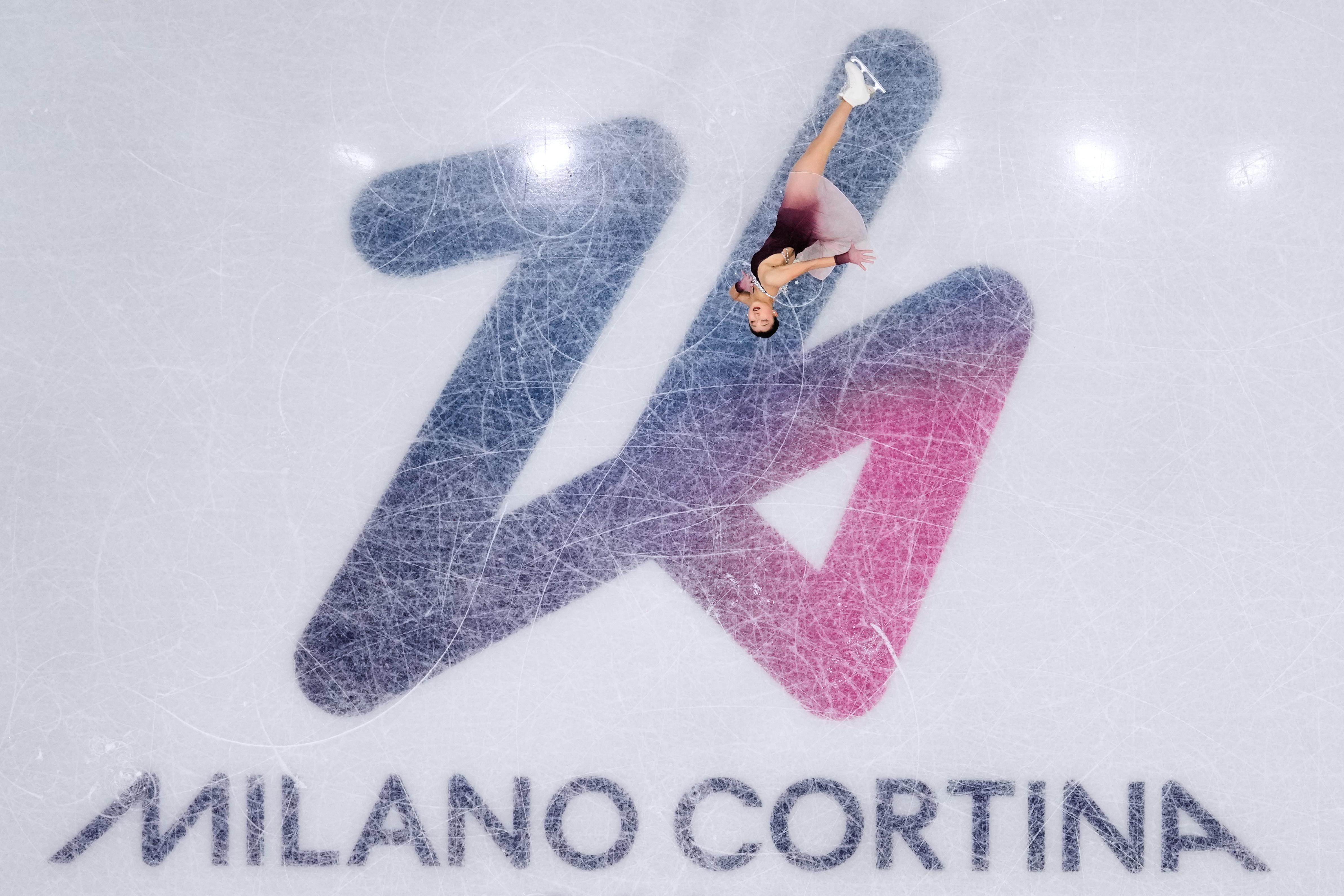 Kaori Sakamoto of Japan competes during the figure skating women’s...