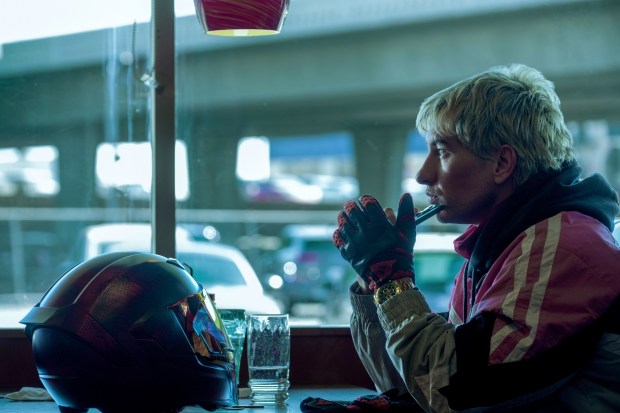 Barry Keoghan portrays an ambitious, unhinged thief in "Crime 101." (Courtesy of Amazon MGM Studios Content Services)