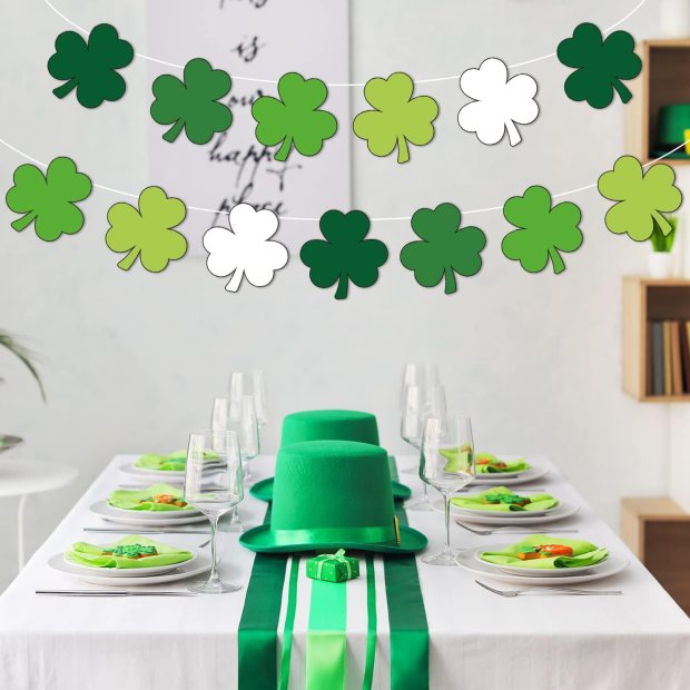 St. Patrick's Day Shamrock Cutouts (Photo amazon.com)