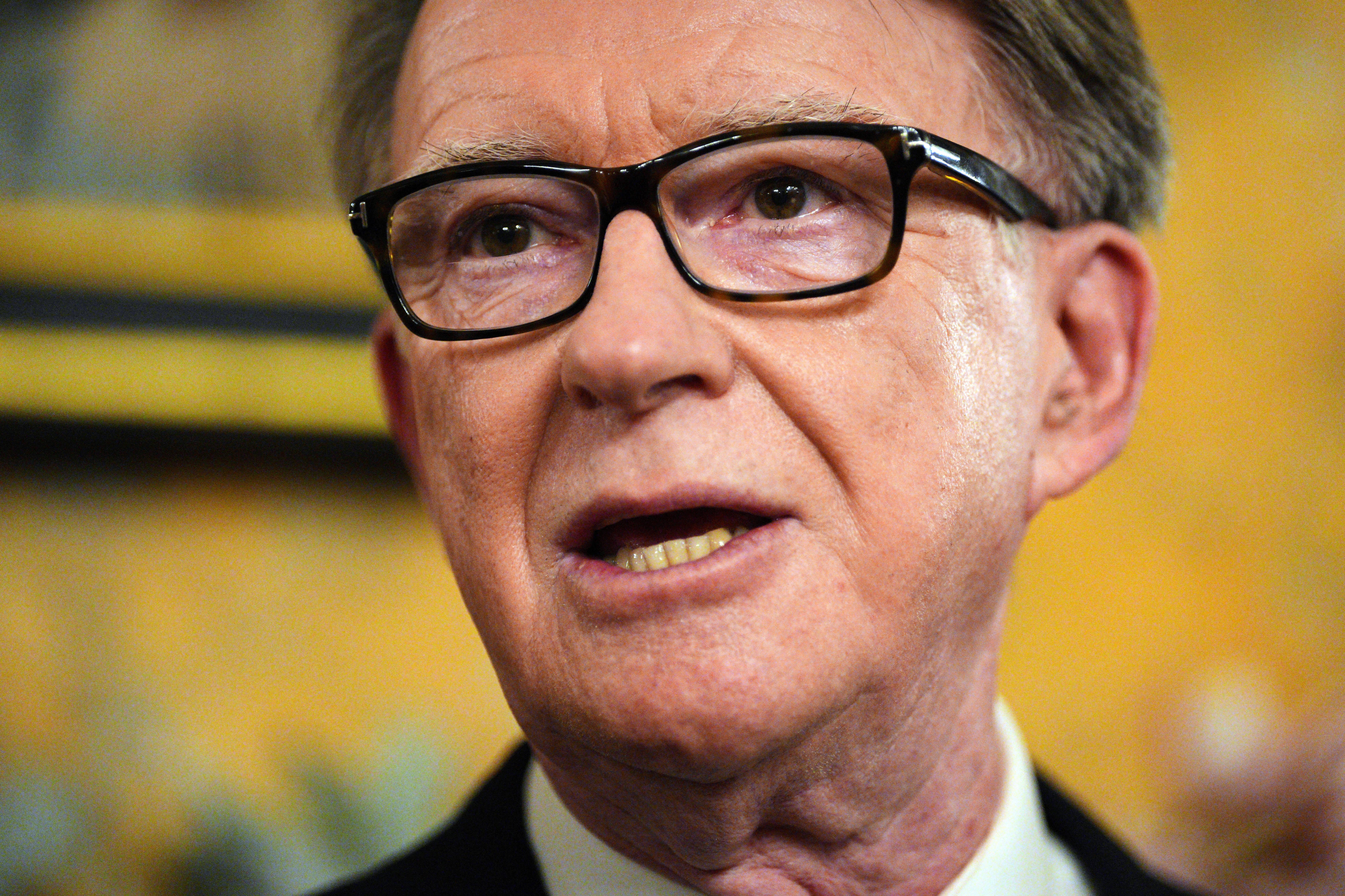 FILE – Britain’s Ambassador to the United States, Peter Mandelson,...