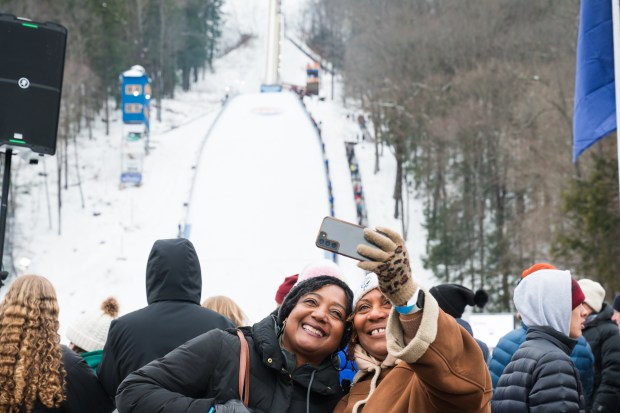 While Nordic jumpers flock to Harris Hill in Vermont, it's also a magnet for spectators looking for a great day out. (Photo Kelly Fletcher/Harris Hill Ski Jump)
