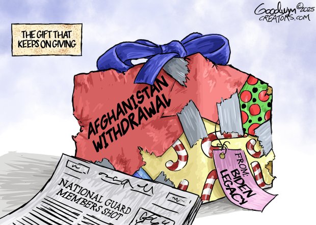 Editorial cartoon by Al Goodwyn (Creators Syndicate)