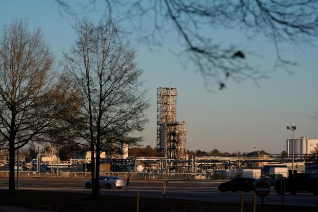 The Chemours Company, Fayetteville Works in White Oak, N.C., on Tuesday, Dec. 9, 2025. (AP Photo/Carolyn Kaster)