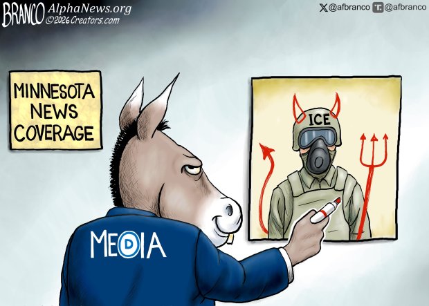 Editorial cartoon by A.F. Branco (Creators Syndicate)
