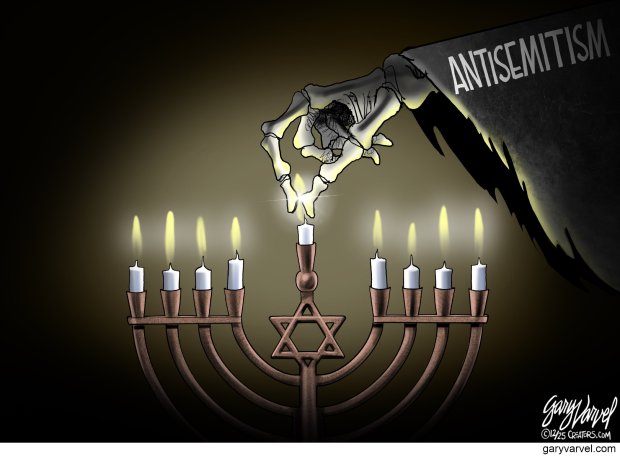 Editorial cartoon by Gary Varvel (Creators Syndicate)