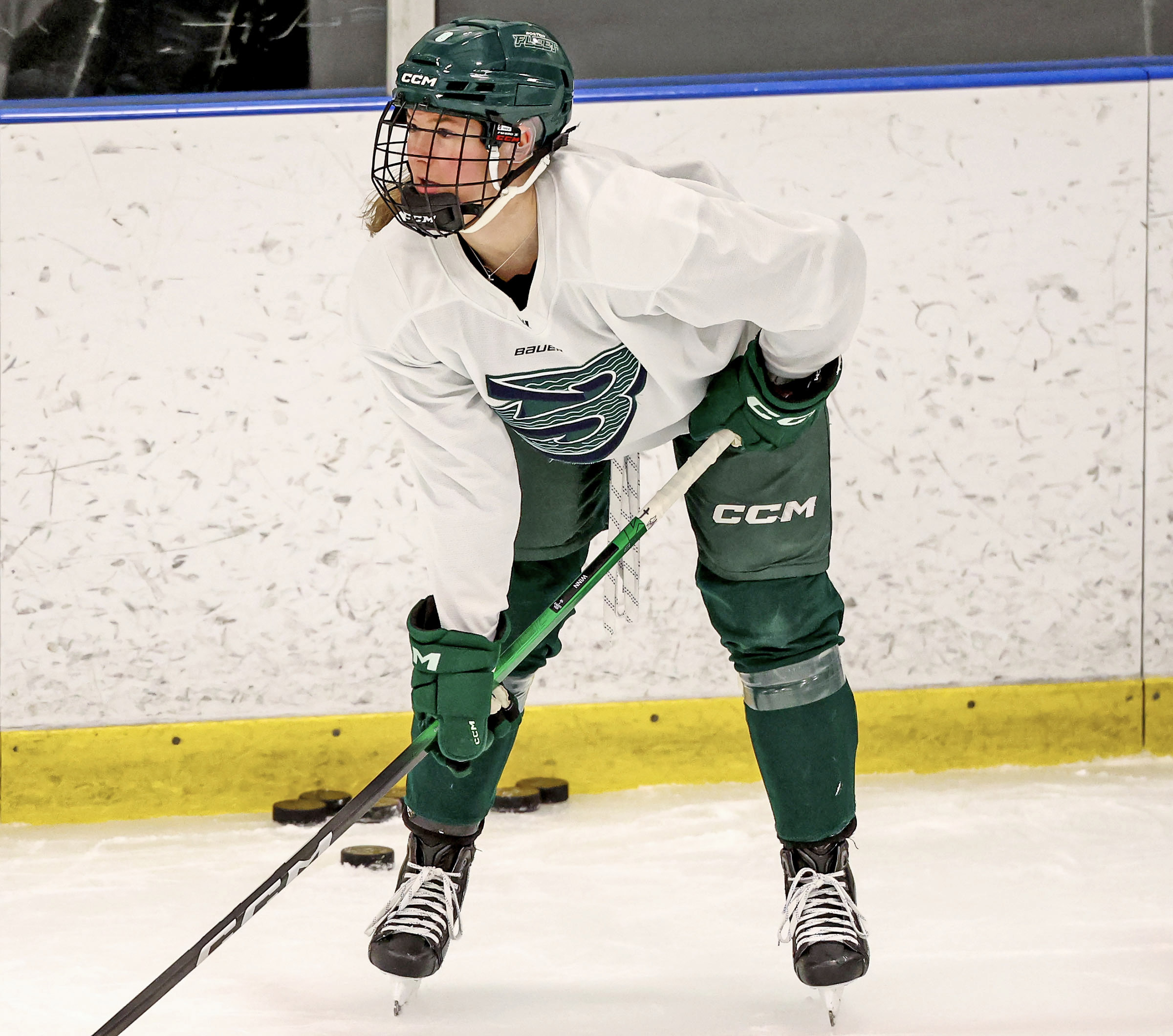 Boston Fleetâs Haley Winn during a team practice, Thursday, at...