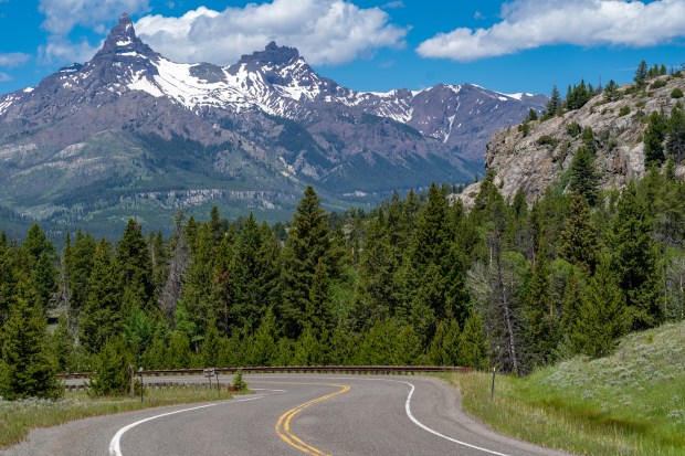Highway 212, also known as the Beartooth Highway mountain pass in Wyoming and Montana. (Dreamstime/TNS)