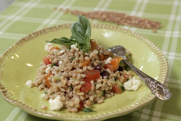 This nutritious farro salad was created by the late chef-restaurateur Domenico Maurici. (Photo by Curt Norris)