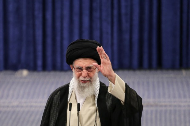 Iran's Supreme Leader Ayatollah Ali Khamenei (Photo by Rouzbeh Fouladi / Middle East Images / AFP via Getty Images, File)
