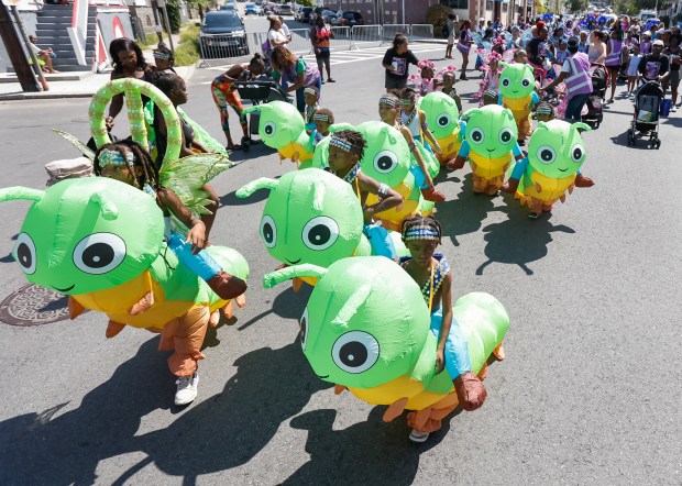 Little caterpillars stole the show in the Fly Sweet Butterfly presentation. (Paul Connors/Boston Herald)