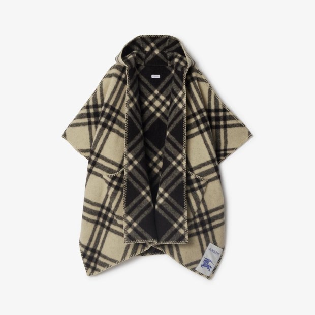 Burberry's Reversible Check Wool Cape. (Photo us.burberry.com)