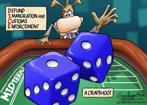 Editorial cartoon by Al Goodwyn (Creators Syndicate)