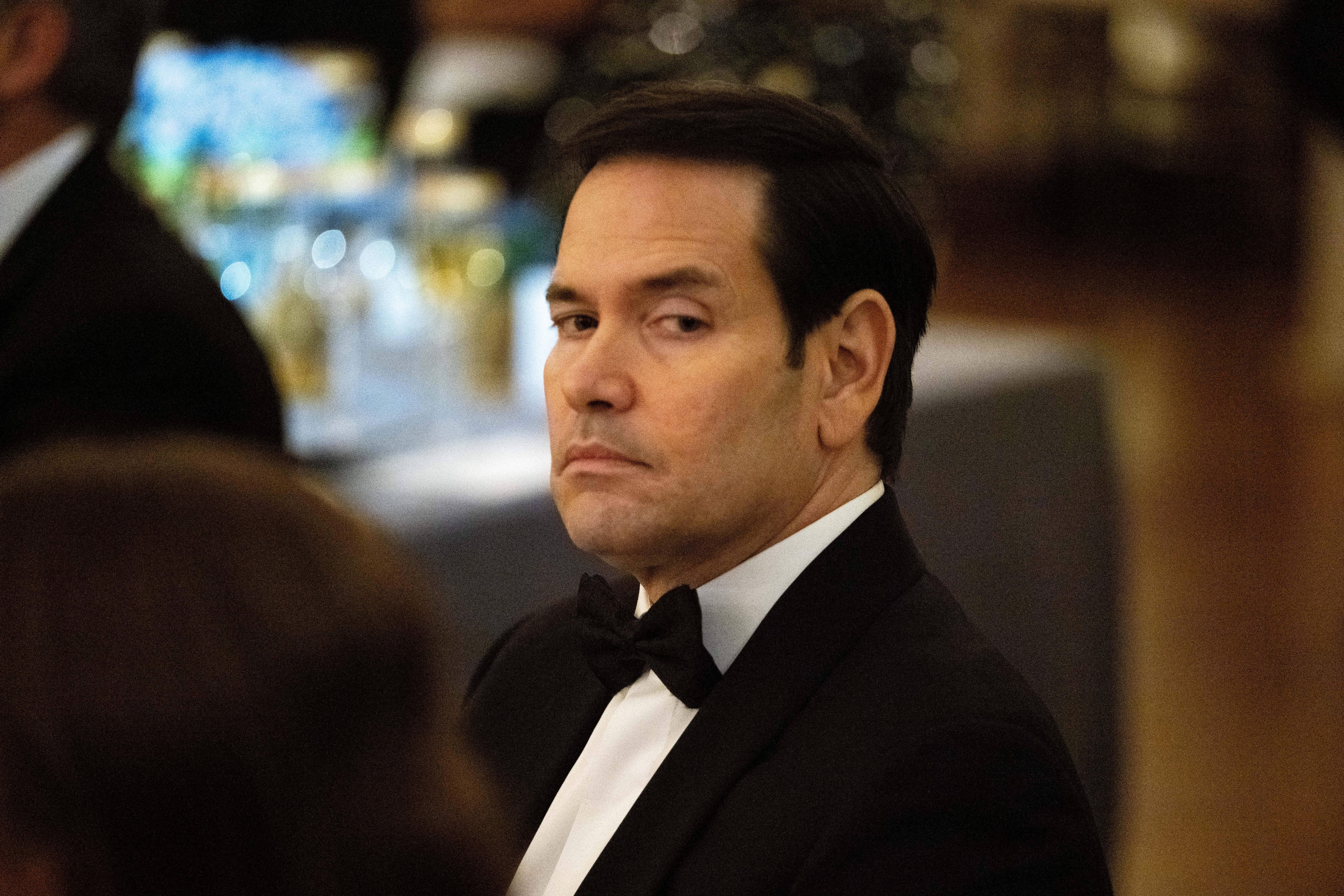 Secretary of State Marco Rubio attends the National Governors Association dinner.