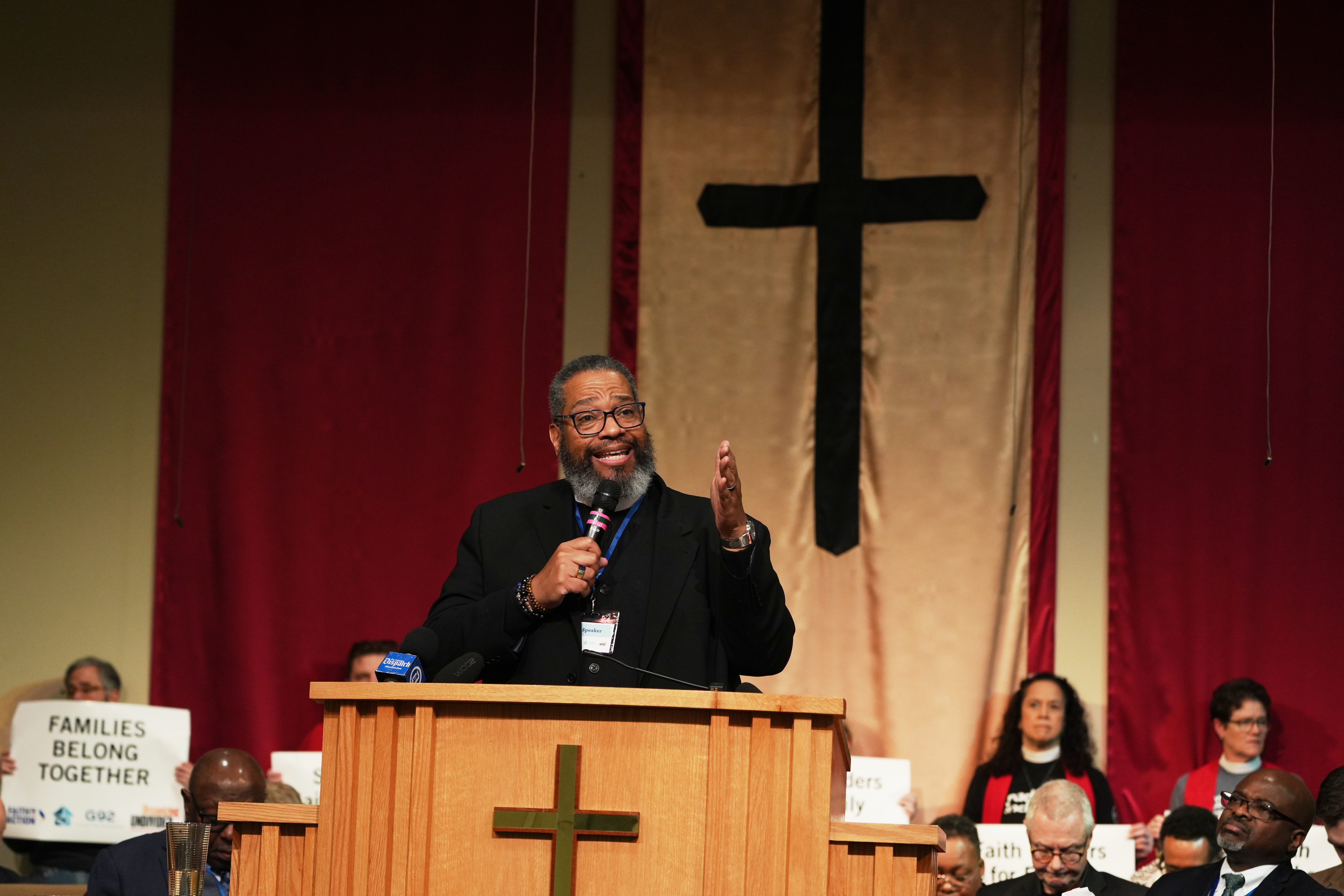 Bishop Dwayne Royster, executive director of the grassroots community organizing...